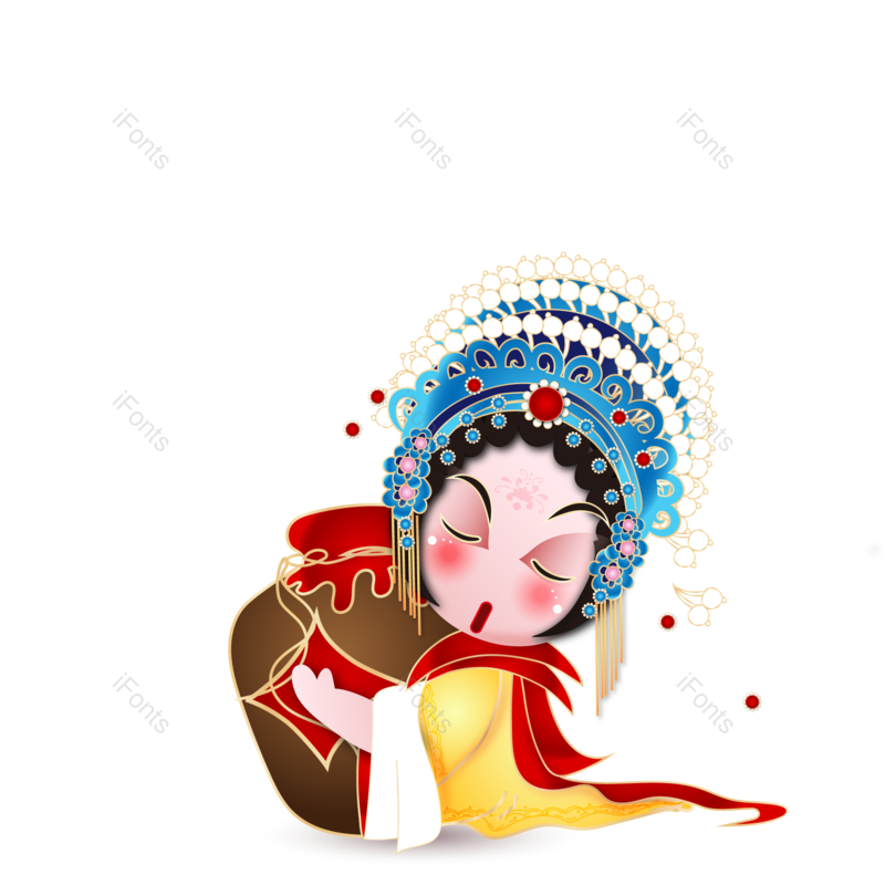 戏曲图片,插画元素,素材PNG,中国免抠素材